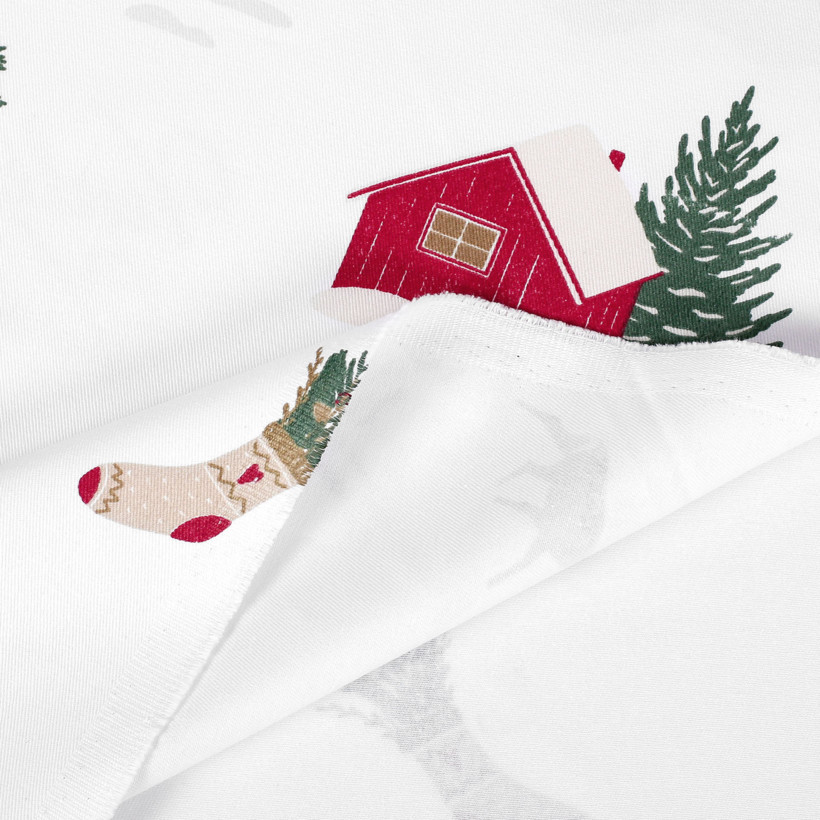 Kerst katoenen stevige stof - Tsjechische Kerst
