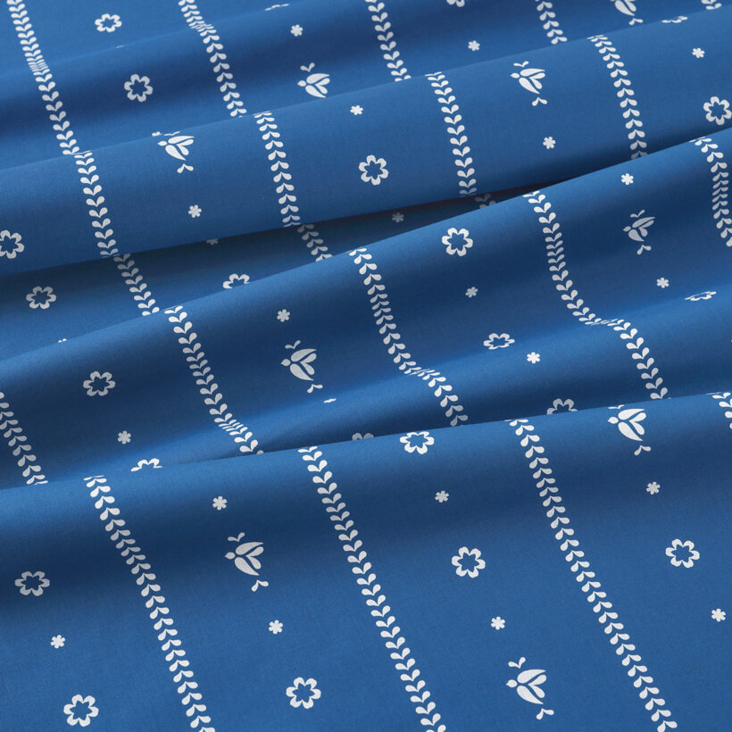 Katoen renforcé - Na mú dušu op blauw