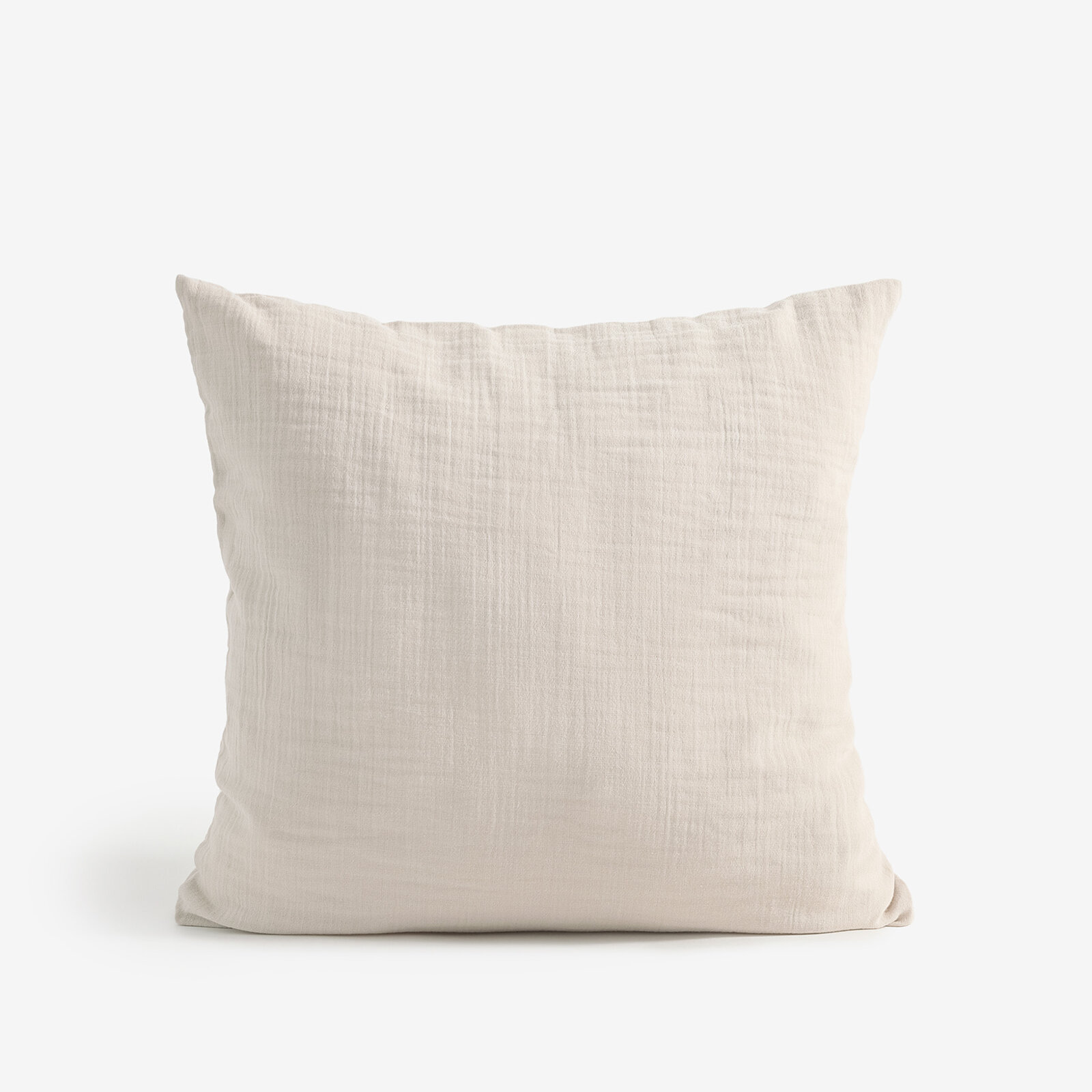 Mousseline kussensloop - naturel