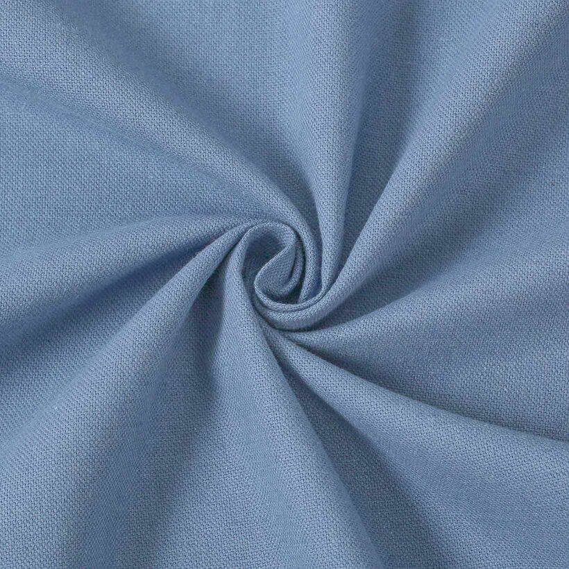 Naturel stof van linnenmix - blauw