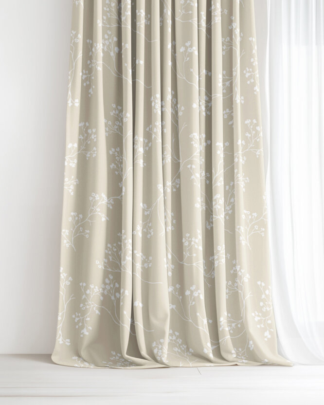Decoratief gordijn Luca - Klimplanten