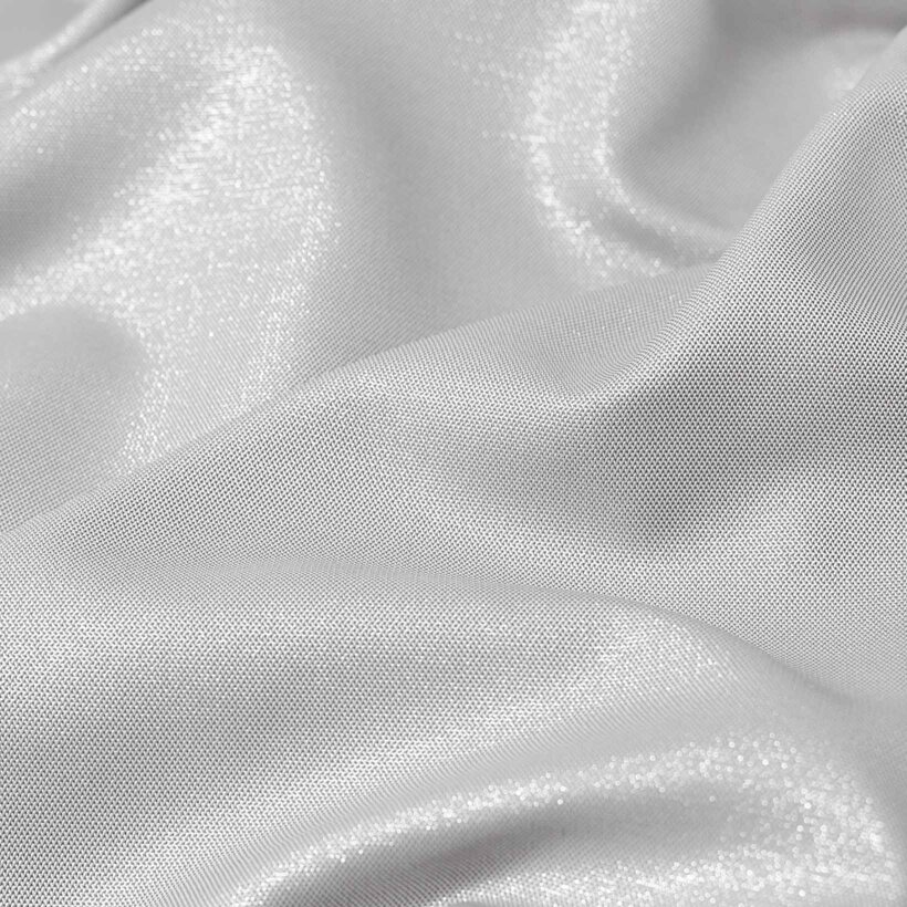 Decoratieve exclusieve stof - zilver met glitters