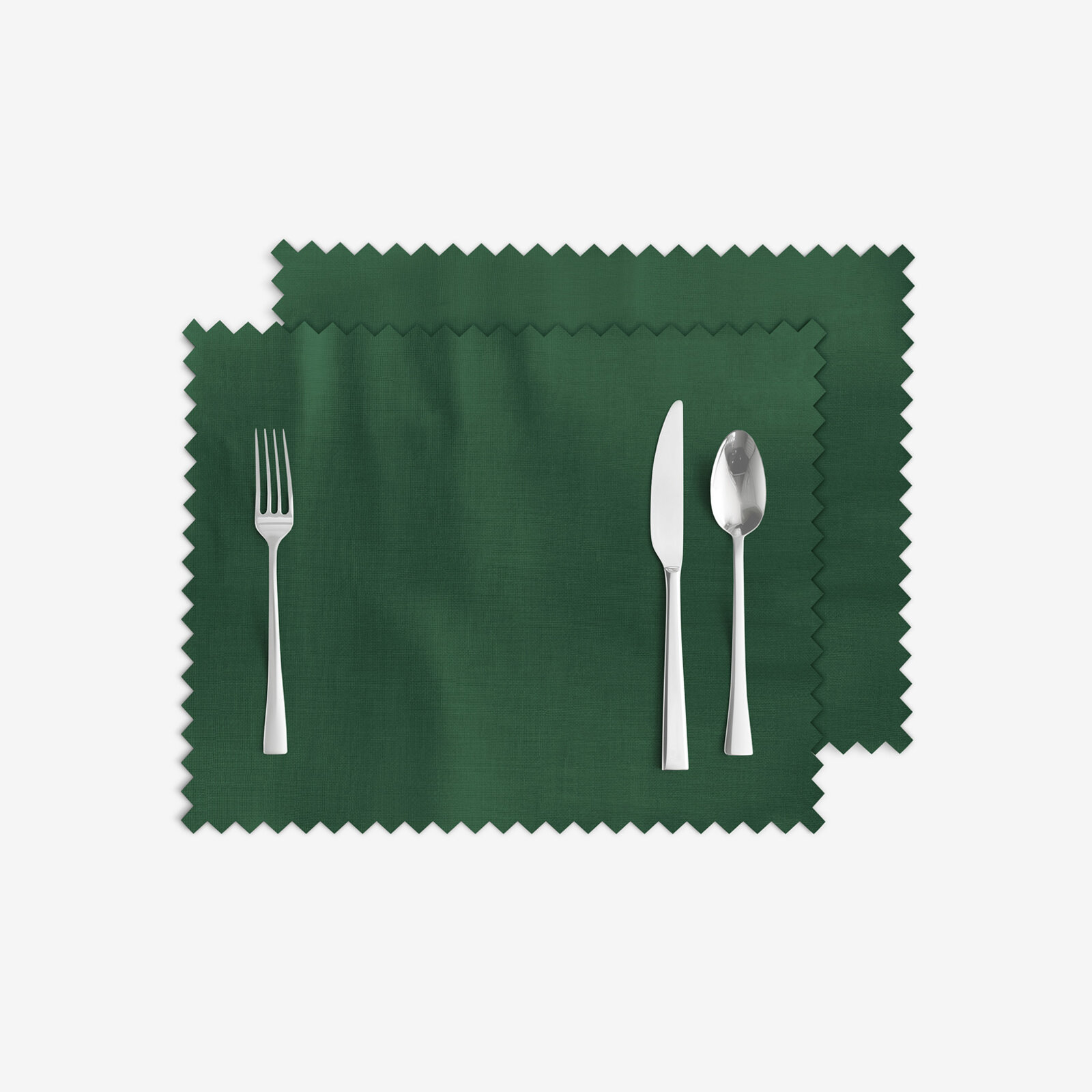 Teflon placemat voor de tafel - donkergroen - set van 2 stuks