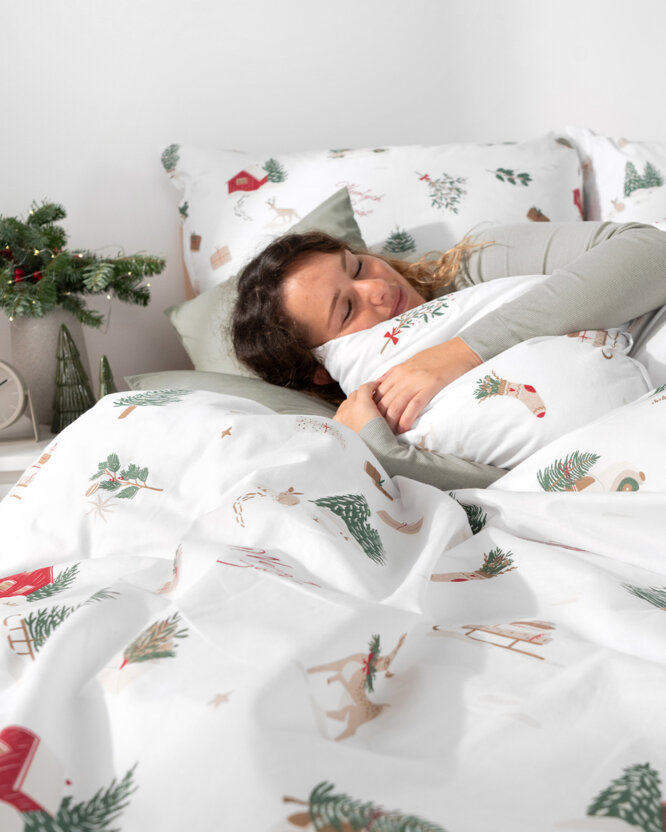 Kerst katoenen beddengoed - Poolse Kerst (PL)