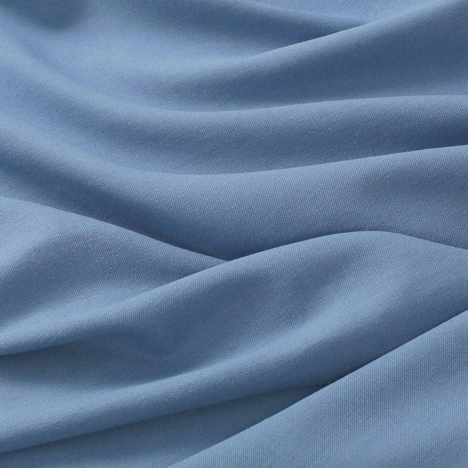 Naturel stof van linnenmix - blauw