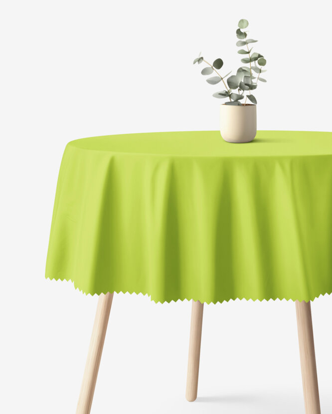 Rond teflon tafelkleed - groen
