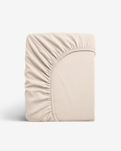 Jersey elastisch laken - beige