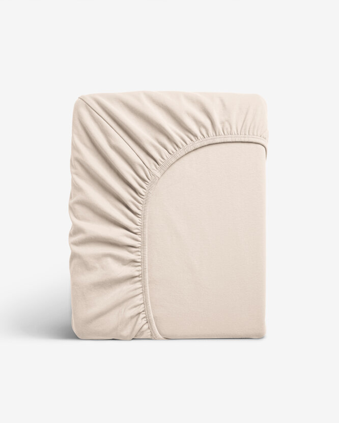 Jersey elastisch laken - beige