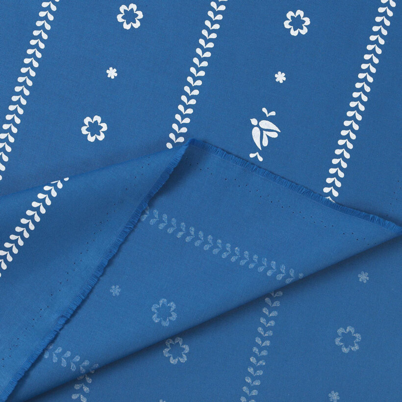 Katoen renforcé - Na mú dušu op blauw
