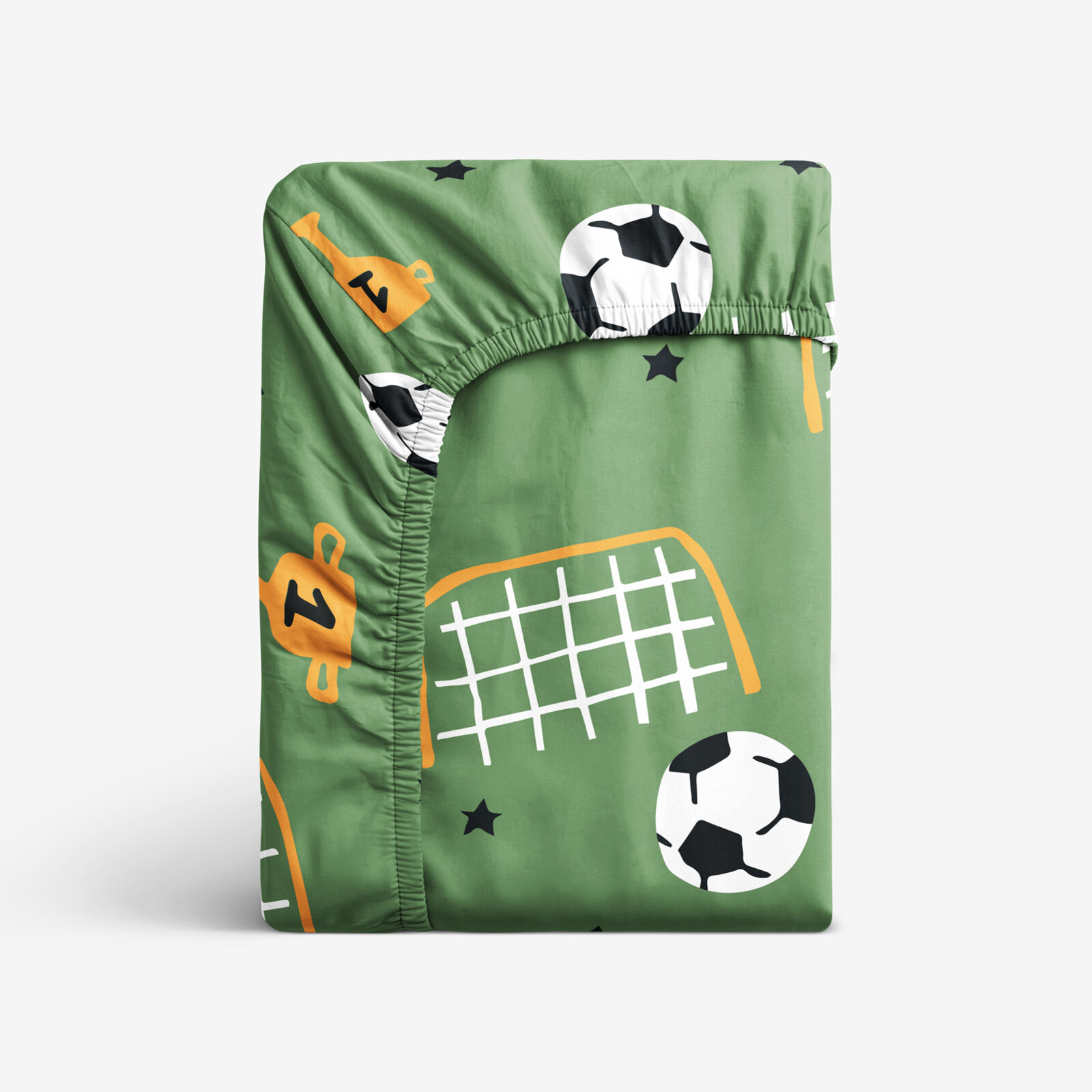 Kinder katoenen hoeslaken - Voetbalwereld